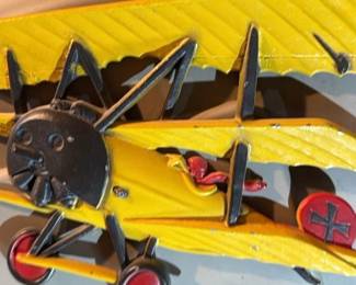 Vintage Tin Lithograph Airplanes 