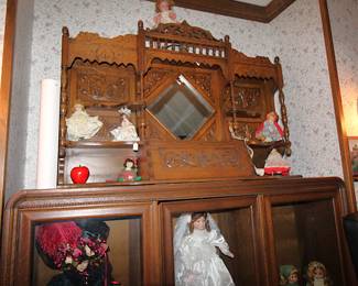 Top piece is a vintage dresser top