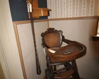 Antique High Chair