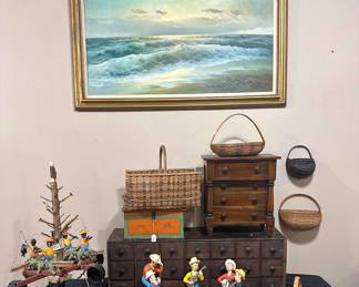 Seascape painting, Southern Folk Art