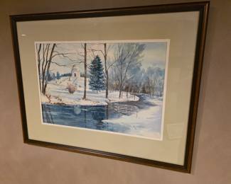 Beautiful painting of McKinley monument, by local Canton artist, Rudy Amatangelo. 