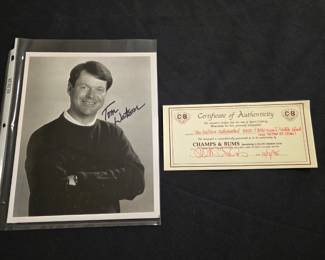 Tom Watson autographed 8x10