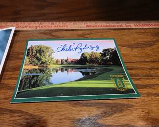 Signed Glenmoor score card, by Chi-Chi Rodríguez.