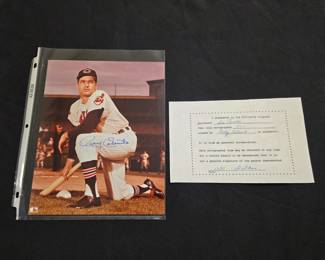 Rocky Colavito autographed 8x10