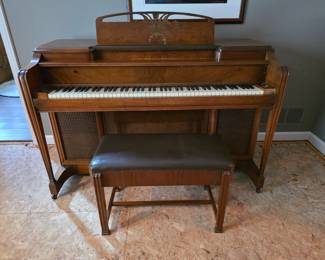 Storytone Piano, made by Story and Clark Piano Co. Serial # 156869, Made in 1939-1940 