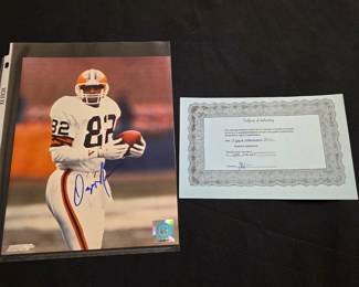 Ozzie Newsome autographed 8x10