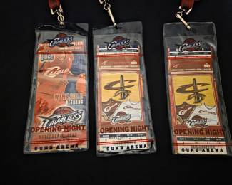 2003 CAVS NUGGETS FULL TICKET LEBRON JAMES NBA HOME DEBUT COMMEMORATIVE