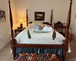 Four poster bed