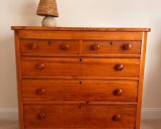 Several pine dressers