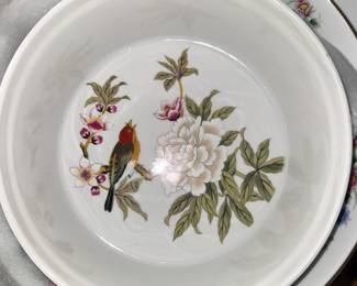 Chinese Garden porcelain setting