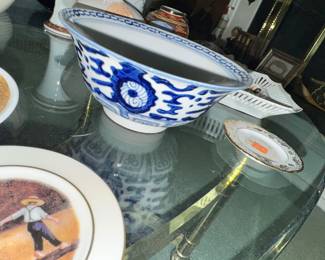 Pretty Blue + White pottery