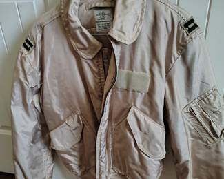 Vintage US air force fireproof flight jacket 