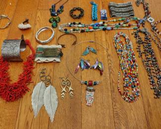 Lots of artist made costume jewelry 
