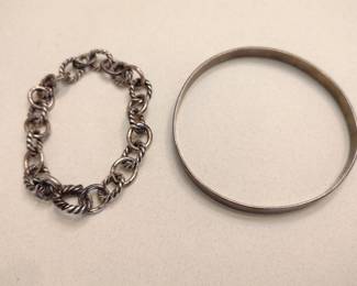 David Yurman and Lenore Doskow bracelets 