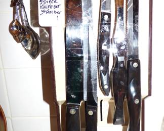 5 Piece Cutco Set with Holder