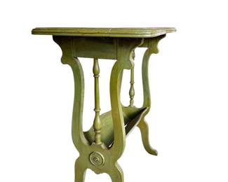 Green side table
