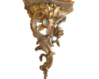 Ornate Italian Wall Shelf Sconce