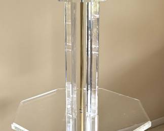 MCM Acrylic Lucite Table Lamp