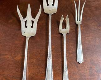 Louis XIV Towle Sterling Silver Serving Forks