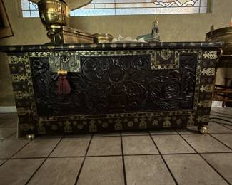 Large Middle Eastern Dowry Chest