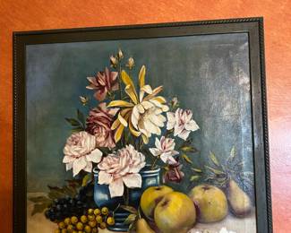 Hand painted 1920s art