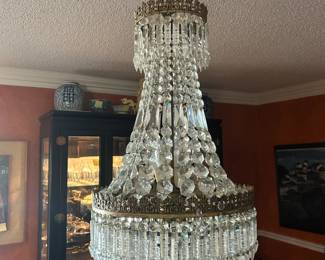 Antique chandelier purchased in Portugal 1960s