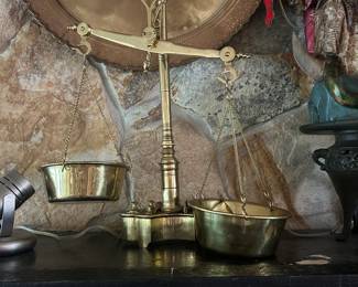 Antique Brass Scale