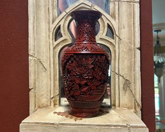 Asian Carved Vase x 2 $25 each
