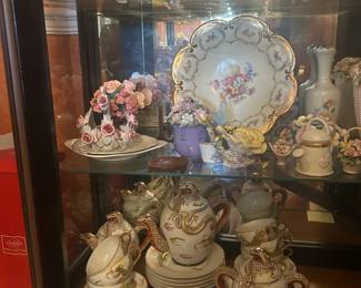 Capodimonte, Lennox, and antique Rosenthal