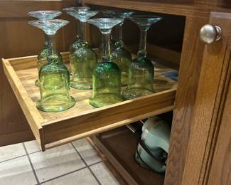 Set for Handblown Wine Glasses x 8