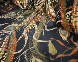 Textile on Rattan 