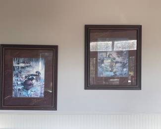 FRAMED DUCK PRINTS