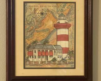 HILTON HEAD ISLAND FRAMED ART