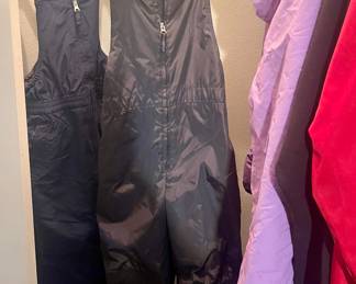 KIDS SKI BIBS, KIDS LANDS END JACKET