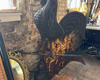 LARGE ROOSTER WEATHERVANE