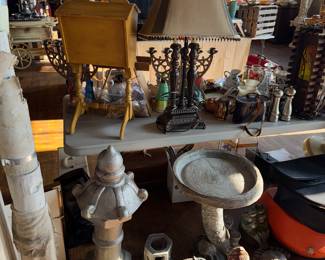 YARD ART AND VINTAGE ITEMS