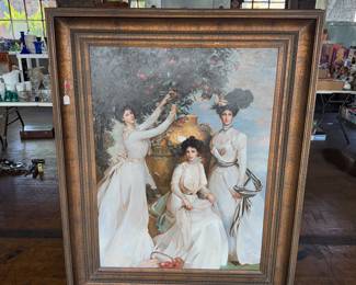LARGE BEAUTIFUL OIL PAINTING