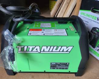 151.Titanium Unlimited 140 MIG welder, New In Box