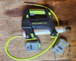 81.Flexzilla 20v cordless grease gun