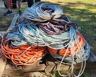 373.Rope 47 70foot Bouy line singles