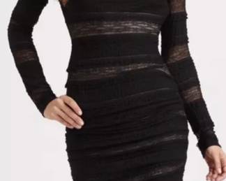 BCBG MaxAzria Black lace Dress Size S