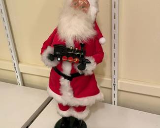 A29 - $25. Byers' Choice "Red Velvet Santa". 13.5"T
