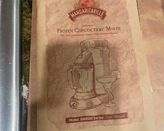 R64 - $100. Margaritaville Frozen Concoction Maker. Model DM0500. 