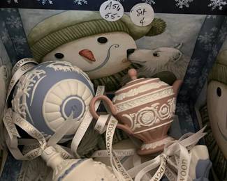 A57 -  $55. Waterford Ornaments. Set of 4