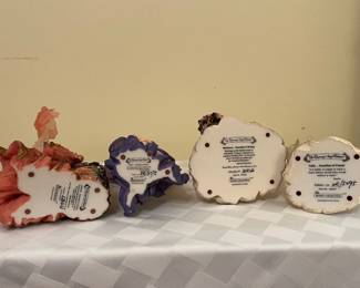 A7 - $20. The Charming Angel Collection 4 Piece Angels. 6.5t x 4.5w