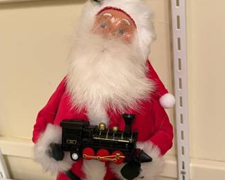 A29 - $25. Byers' Choice "Red Velvet Santa". 13.5"T