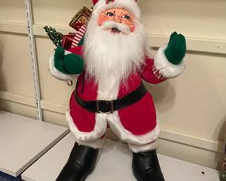 A27 - $30.  Annalee Santa. 20" tall. 