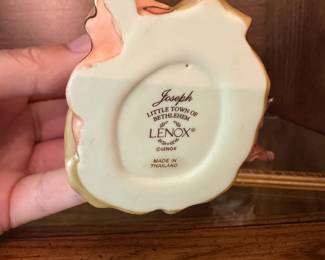 R90 - $50. Lenox "Little Town of Bethlehem" Holy Family Nativity. 