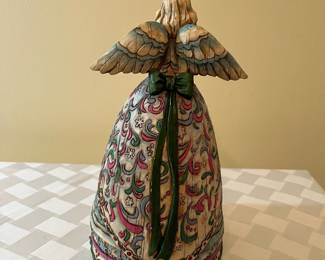 A39 - $25. Jim Shore "Landscape Sleeps" Angel. 9.5"T