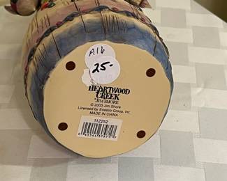 A16 - $25. Jim Shore Snowman 2003. 10.5"T
